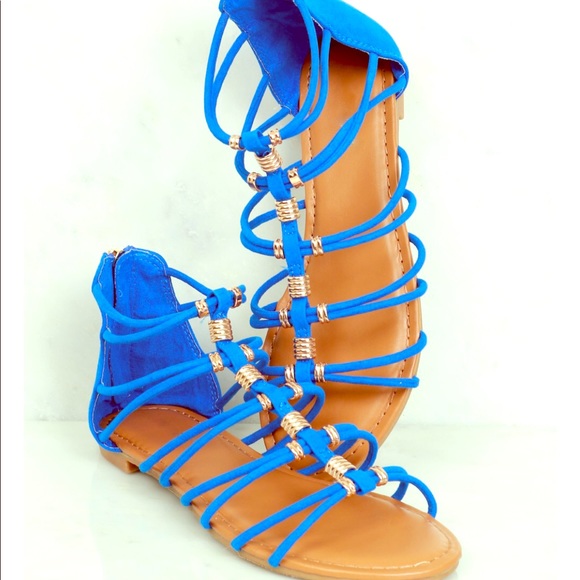 sophie and trey Shoes - Blue sandals